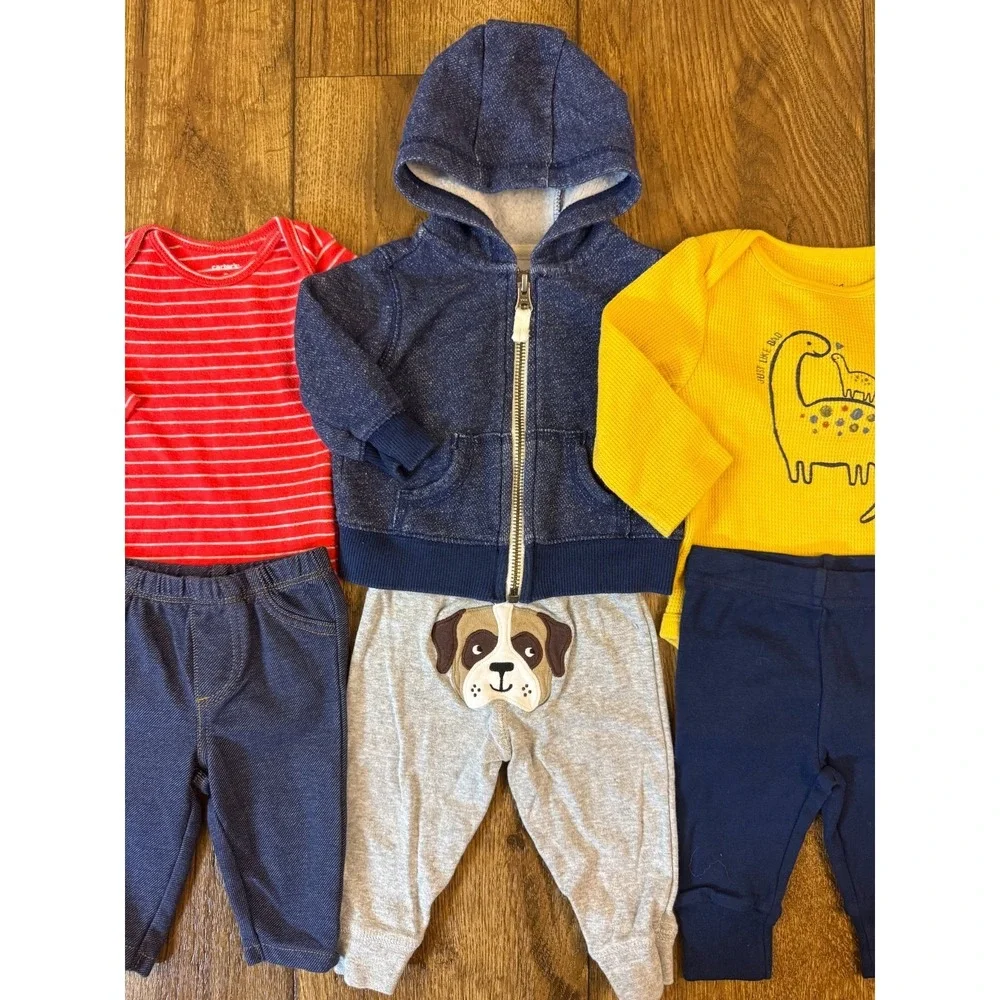 Carters Baby Boy Clothes 3 Months Outfits Pants Shirts Hoodie‎ Jacket Bundle Dog